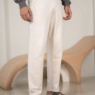 Cream Cotton Sweatpants Men's