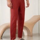 Red Cotton Sweatpants Men's New