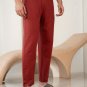 Red Cotton Sweatpants Men's New