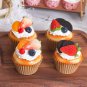 6Pcs Fake Cupcake Realistic Artificial Small Plastic Pastry Model For Kitchen Bakery Food Display