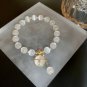 Exquisite Opal Beaded Bracelet For Women Elegant Lucky Cat Pendant Elastic Model A7