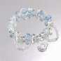 Niche Design Zircon Star Moon Beads Bracelet for Women Girls Fashion Korean Model Pink
