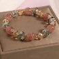 1pc Crystal Beaded Bracelet Unisex Fashion Gemstone Stretch Bracelet Cute Style Model YB61731