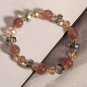 1pc Crystal Beaded Bracelet Unisex Fashion Gemstone Stretch Bracelet Cute Style Model YB61731