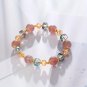 1pc Crystal Beaded Bracelet Unisex Fashion Gemstone Stretch Bracelet Cute Style Model YB61731