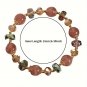 1pc Crystal Beaded Bracelet Unisex Fashion Gemstone Stretch Bracelet Cute Style Model YB61731