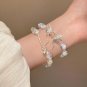 Vintage Butterfly Tassel Bracelet for Women Exquisite Dark Green Gradient Model BR24Y0322