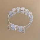 Vintage Butterfly Tassel Bracelet for Women Exquisite Dark Green Gradient Model BR24Y03242
