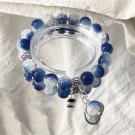 Vintage Butterfly Tassel Bracelet for Women Exquisite Dark Green Gradient Model BR24Y03691