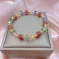 Fashionable Natural Strawberry Crystal Bracelets Light Luxury Pink String Model Pink