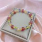 Fashionable Natural Strawberry Crystal Bracelets Light Luxury Pink String Model Pink3