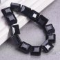10pcs 13mm Square Faceted Cut Crystal Glass Loose Crafts Beads lot for DIY Model Yellow