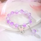 Trendy Butterfly Jade-breaking flower bracelet women elastic band bracelet Model 8