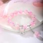 Trendy Butterfly Jade-breaking flower bracelet women elastic band bracelet Model 8