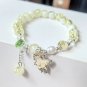 Simple Colorful Beads Crystal Bracelet for Women Girls Korean Ins Butterfly Model color