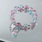 New Super Immortal Butterfly Jade Fragmented Bracelet, Female Crowd Model Butterfly light Blue