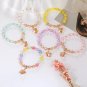 Makersland Children Bracelets for Girls Candy Color Adjustable Rope Pendant Model Moon