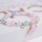 Makersland Children Bracelets for Girls Candy Color Adjustable Rope Pendant Model Moon