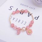 Makersland Children Bracelets for Girls Candy Color Adjustable Rope Pendant Model Red flower Makersland Children Bracelets for Girls Candy Color Adjustable Rope Pendant Model Red flower