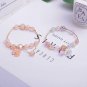 Makersland Children Bracelets for Girls Candy Color Adjustable Rope Pendant Model Cloud