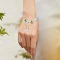 Shoulder Necklace Bridal Kids Crystal Flower Bead Bracelet With Glass Model E