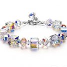 2025 Crystal Rhinestone Adjustable Bracelet Bangle Wedding Wristband Bridal Model E 2025 Crystal Rhinestone Adjustable Bracelet Bangle Wedding Wristband Bridal Model E