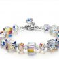 2025 Crystal Rhinestone Adjustable Bracelet Bangle Wedding Wristband Bridal Model G