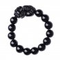 Luck Pixiu Bead Bracelet Feng Shui Citrine Stone Bracelet Gift for Men Model Purple