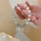 Korean White Moonlight Stone Crystal Bracelet for Women Girls Luxury Imitation Model 4 Korean White Moonlight Stone Crystal Bracelet for Women Girls Luxury Imitation Model 4