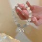 Korean White Moonlight Stone Crystal Bracelet for Women Girls Luxury Imitation Model 5
