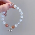 Korean White Moonlight Stone Crystal Bracelet for Women Girls Luxury Imitation Model 9