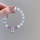 Korean White Moonlight Stone Crystal Bracelet for Women Girls Luxury Imitation Model 10