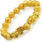 1pc Charm Bracelet 10mm Natural Bead Bracelets , Single Attract Wealth And Good Model Style 1