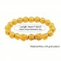 1pc Charm Bracelet 10mm Natural Bead Bracelets , Single Attract Wealth And Good Model Style 21