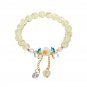 Elegant Fashion Flower Crystal Beaded Bracelets For Women Charm Shell Daisy Model BR22Y06617