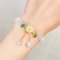 Elegant Fashion Flower Crystal Beaded Bracelets For Women Charm Shell Daisy Model BR22Y06613