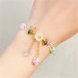 Elegant Fashion Flower Crystal Beaded Bracelets For Women Charm Shell Daisy Model BR22Y06615