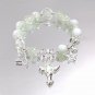 Beautiful Fairy Wand Stat Fish Tail Charm Burst Flower Crystal/Cracked Crystal Model multicolor