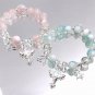 Beautiful Fairy Wand Stat Fish Tail Charm Burst Flower Crystal/Cracked Crystal Model Yellow