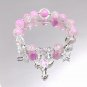 Beautiful Fairy Wand Stat Fish Tail Charm Burst Flower Crystal/Cracked Crystal Model Yellow