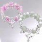 Beautiful Fairy Wand Stat Fish Tail Charm Burst Flower Crystal/Cracked Crystal Model Blue
