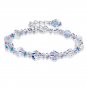 Transparent Square Crystal Bracelet Adjustable Bangle Women Party Jewelry Girl Model B8mm