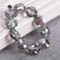 10pcs 12mm Flower Clover Shape Faceted Crystal Glass Loose Spacer Beads For Model Red