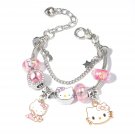 Cartoon Character Kuromi Melody Adjustable Size Handmade Bracelet Anime Model HelloKitty2