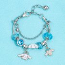 Cartoon Character Kuromi Melody Adjustable Size Handmade Bracelet Anime Model cinnamoroll
