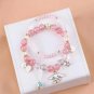 1PCS Kawaii Anime Sanrio Kuromi My Melody Bracelet Cinnamoroll Crystal Beads Model A23