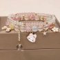 1PCS Kawaii Anime Sanrio Kuromi My Melody Bracelet Cinnamoroll Crystal Beads Model A6