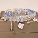 1PCS Kawaii Anime Sanrio Kuromi My Melody Bracelet Cinnamoroll Crystal Beads Model A9