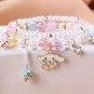 1PCS Kawaii Anime Sanrio Kuromi My Melody Bracelet Cinnamoroll Crystal Beads Model A11