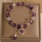 Imitation natural amethyst handmade bracelet | Feminine style | Cold and Model love